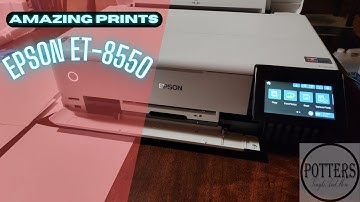 Epson EcoTank ET-8550 Printer Unboxing and Set-Up - Our Newest Upgrade For The Small Business!