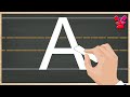Kids Writing Alphabets | By practicing it, children can write Alphabets | How to write ABCD