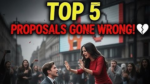 Top 5 proposal gone wrong 😑 ❌❌❌❌. #youtubeshorts #messi #love #proposal #football #youtube 