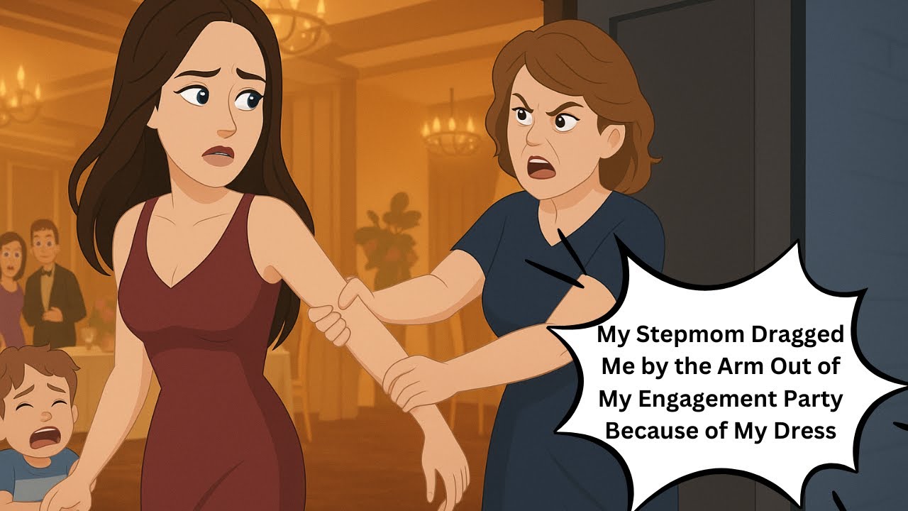 My Stepmom Dragged Me by the Arm Out of My Engagement Party Because of My Dress!