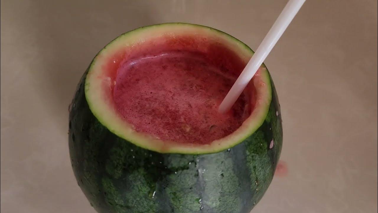 පැණි කොමඩු පානය /watermelon juice recipe /How to Make Watermelon Juice