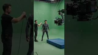 Car Crash / Explosion Stunt β Green Screen vs Final Movie #shorts #trending