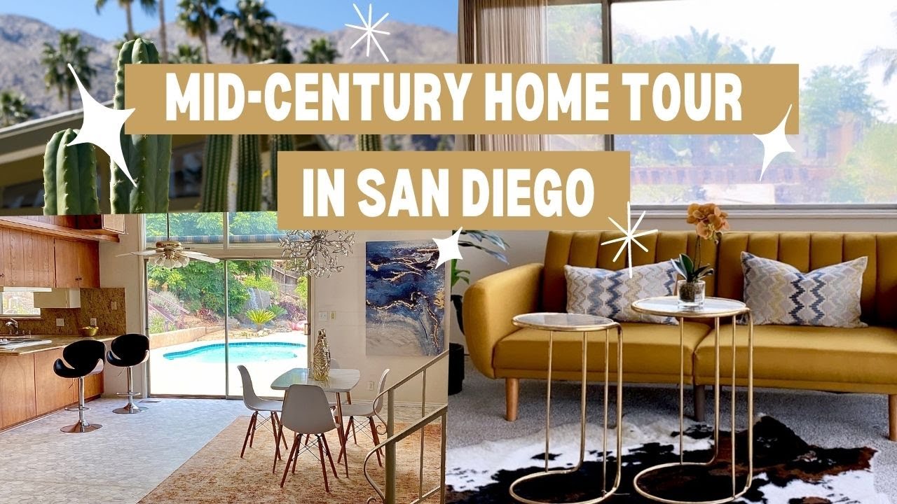 Mid-Century Split Level Home Tour in San Diego