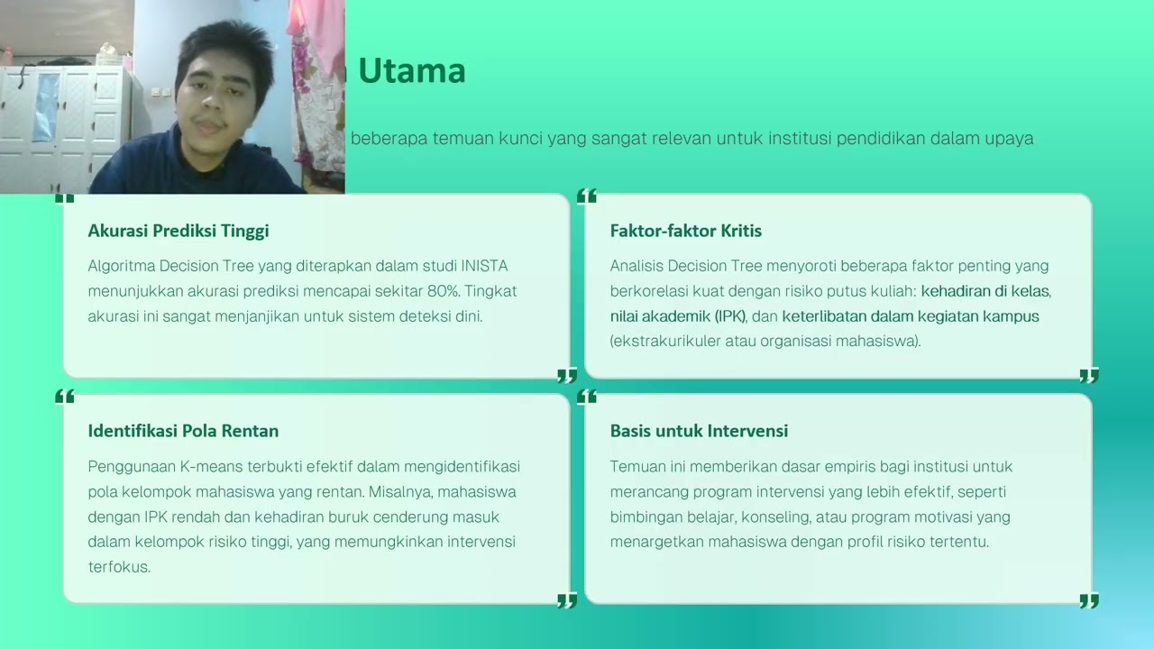 Muhammad Arya Fatthurahman Data Mining Analysis K-means Algorithm Decision Tree Detection Students