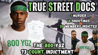 True Street Docs Presents: 73 count gang indictment 800 YGZ