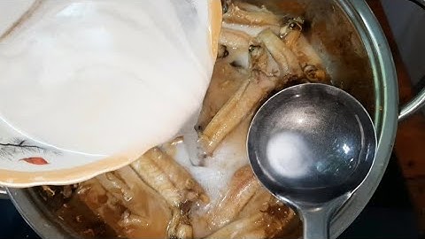 Cá bống kho sả ớt, nước cốt dừa