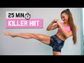 25 MIN CALORIE KILLER HIIT - Full Body At Home Cardio Workout // No Equipment