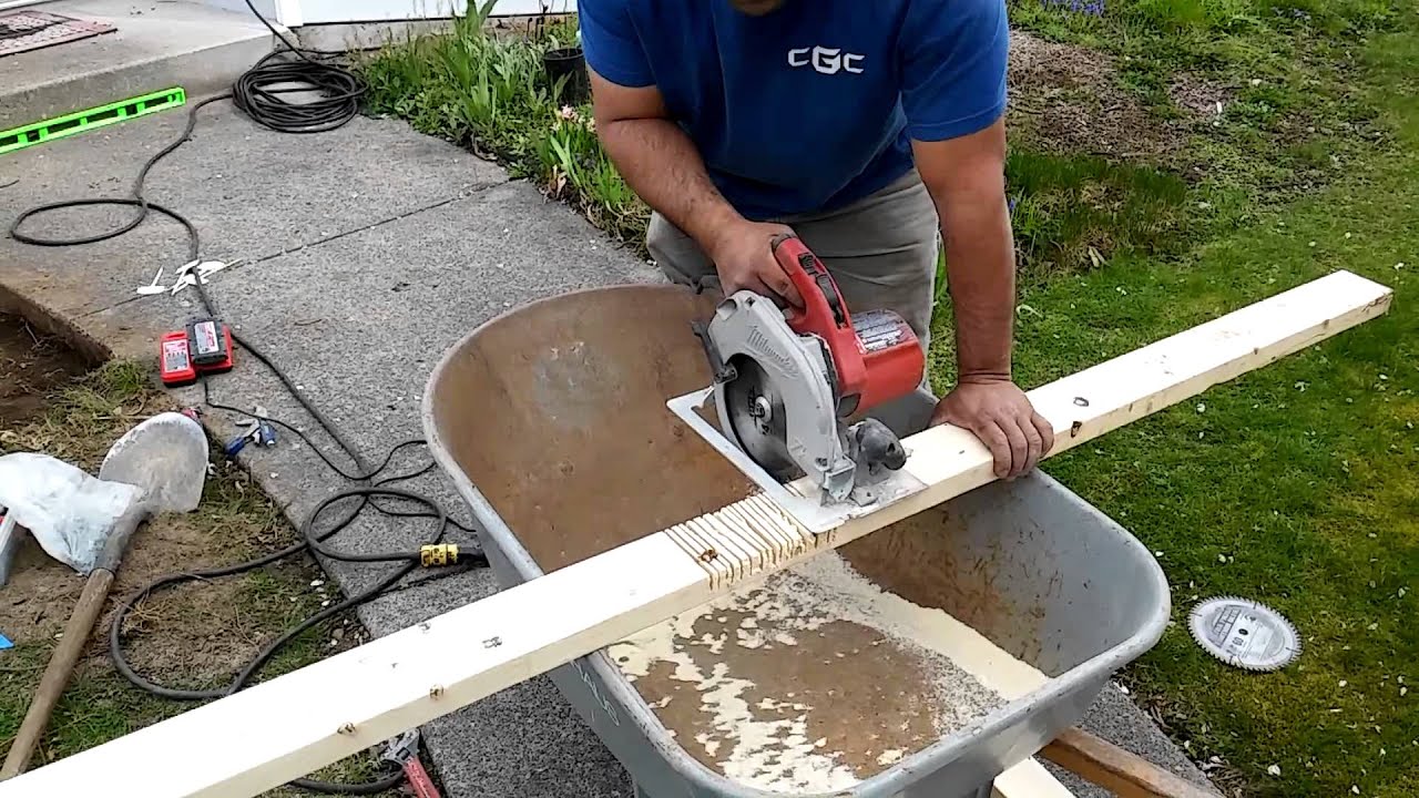 Stress Cuts on 2x4 for Concrete Forming YouTube