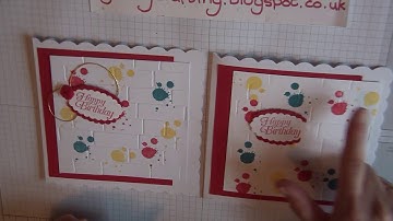 Brick Wall Embossing folder by Stampin Up