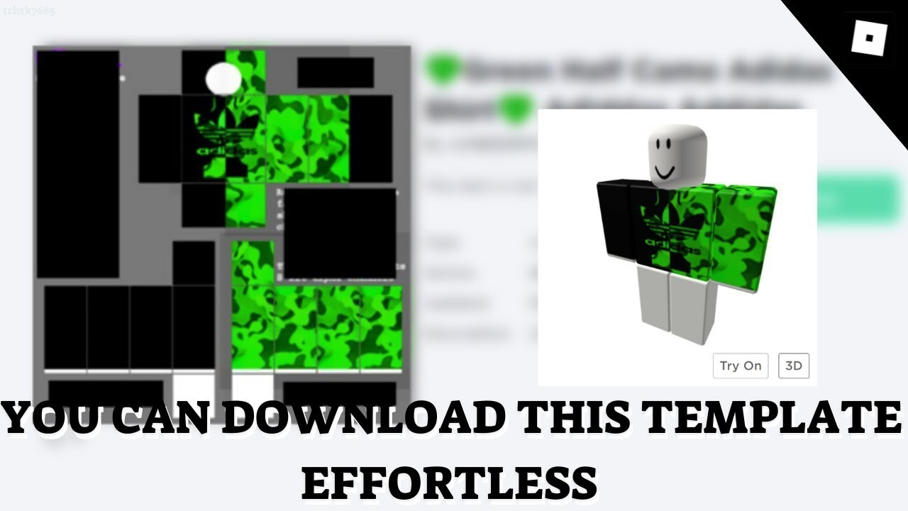 Roblox how to download shirt pants Template For Free 