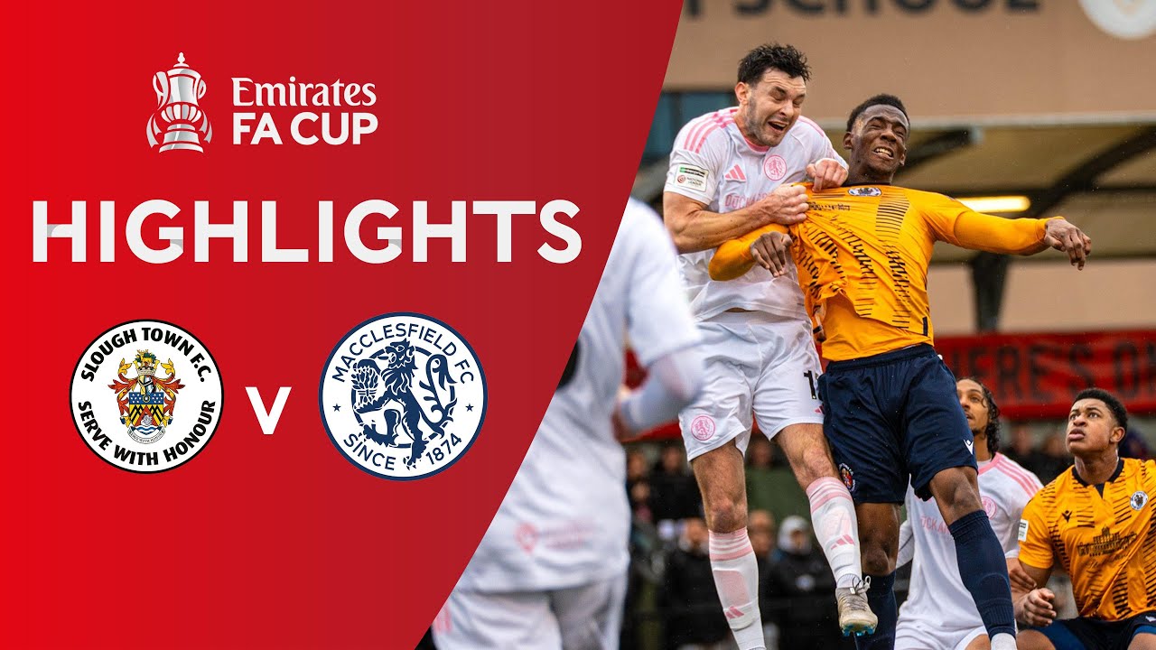 [Highlight] Emirates FA Cup : Slough Town vs Macclesfield (07-12-68)
