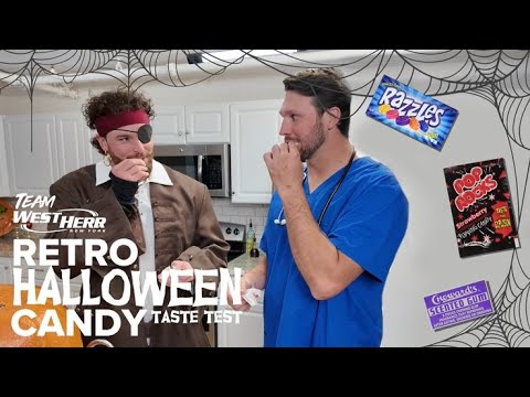 #TeamWestHerr Retro Halloween Candy Taste Test - YouTube