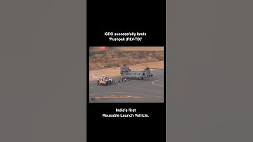 "ISRO nails it again! Pushpak RLV LEX-02 landing experiment.