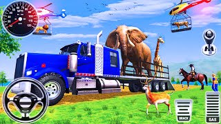Offroad Farm Animal Truck Simulator - Real Zoo Transporter Truck Driving - Android Gameplay screenshot 5