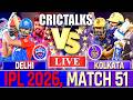 🔴 Live: DC v KKR, IPL 2026, Cricket Live Match Today Scores &amp; Commentary, Last 8 Overs