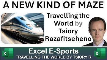 How to solve a network maze in Excel