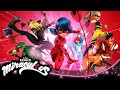  ladybug y cat noir   miraculous  compilacin  temporada 3