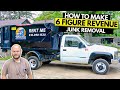 How to start 100hour junk removal business