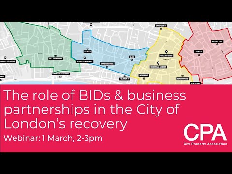 The role of BIDs & business partnerships in the City of London’s recovery
