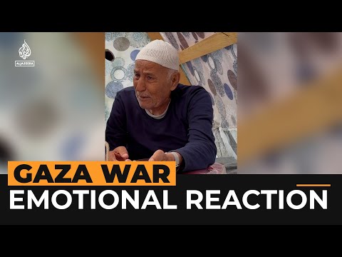 Palestinian man’s emotional response to new wheelchair | Al Jazeera NewsFeed