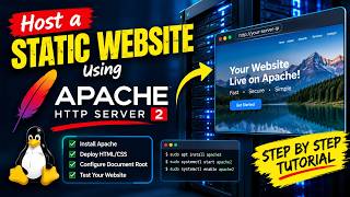 Information Host a Static Website Using Apache Web Server | Linux Tutorial #apache #apache2 2 Update