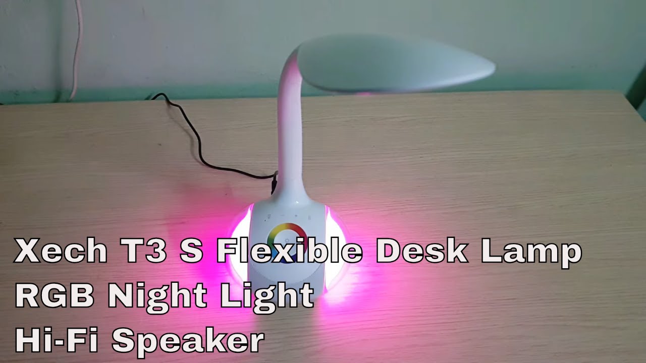 xech t1 desk lamp speaker