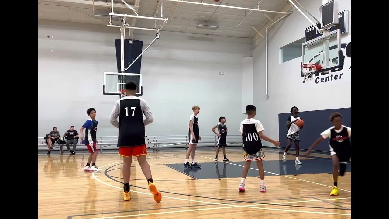 At John Lucas International Middle School Combine Camp. Shooting 3s 