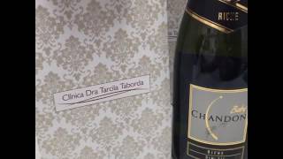 Lembrancinhas Corporativas - Sacolinhas Personalizadas Com Baby Chandon Tons De Bege