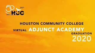 2020 HCC Adjunct Academy Graduation