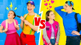 COOLSTES SCHUL-ICH VS DU ALS KIND || Zurück zur Schule! Momente von Teenies von 123 GO! BOYS