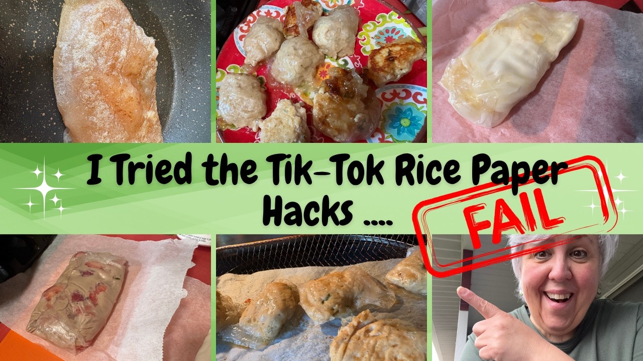 I Failed the Viral Rice Paper Hacks ... - YouTube