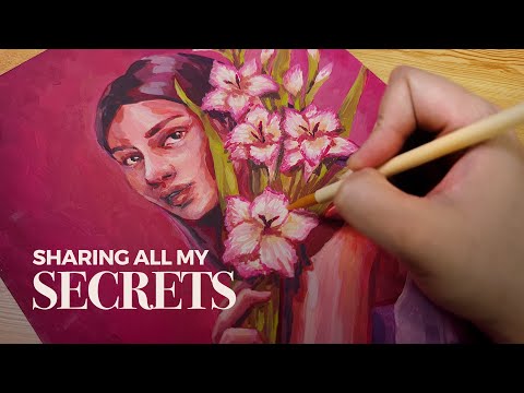 the reason why I create art | real time gouache painting (mostly)