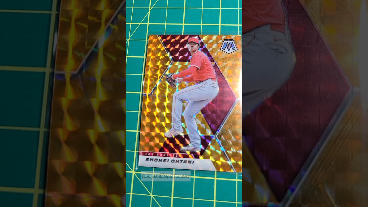 Shohei Ohtani | 2021 Mosaic Prizm Orange Reactive no. 179