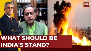 Is Congress Soft On Hamas Terror? Watch Shashi Tharoor's Stand On Israel-Palestine Conflict screenshot 5