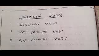 Automobile Chassis