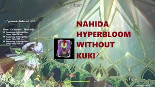 What if you don't have Kuki? F2P C0 Nahida hyperbloom 3.1 abyss 1st half 41+44+28=113s