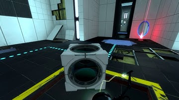 Portal 2 - DHTC 03 "The Beginning", by DmitriyDDR - Unintended Solution