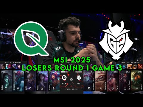 FLY vs G2 Game 3 | Mid-Season Invitational 2025 Losers Round 1 | FlyQuest vs G2 Esports G3