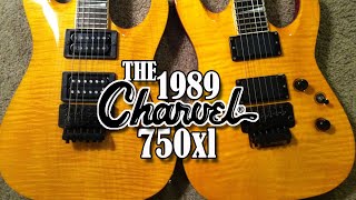 The GREATEST Japanese Guitar Ever Made - 1989 Charvel Jackson 750xl Archtop Soloist (Shawn Lane)