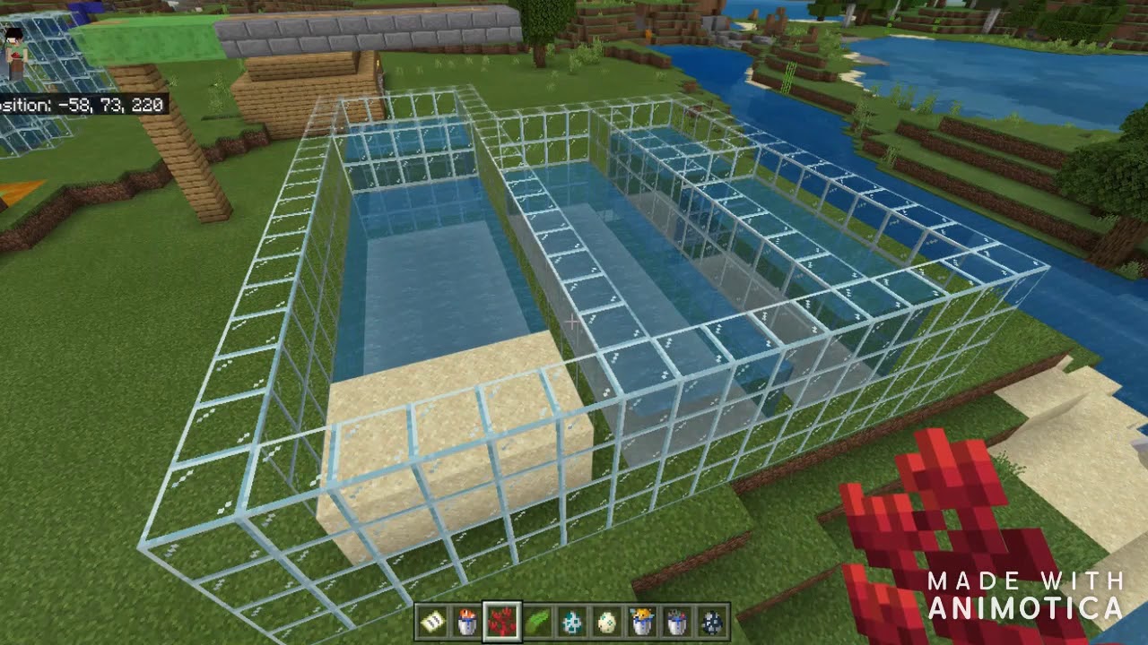 How to Build an Aquarium in Minecraft - YouTube