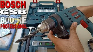 Bosch GSB 600 RE 13mm 600watt Smart Drill Kit || Unboxing and Usage