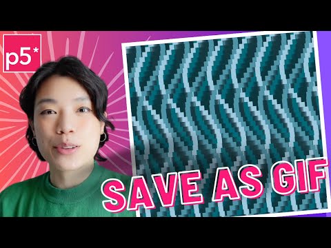 p5.js Coding Tutorial | How to Save Animation as a GIF (saveGif Function)