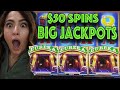 Back to back jackpots my two largest wins ever on eureka blast in vegas