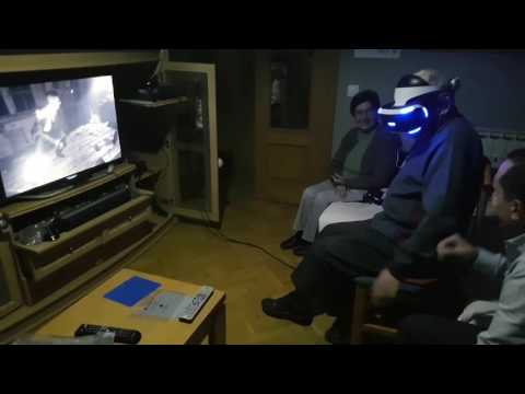 Casi mato de un infarto a mi padre con las PlayStation VR