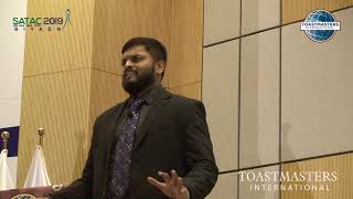 Vijay Kumar - International Speech Contest - Finalist - SATAC 2019