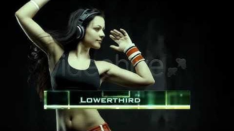 Tech Tunnel Lowerthird Set Loopable Background