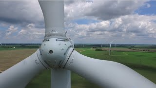 Minnesota Wind Farm Aerial Tour