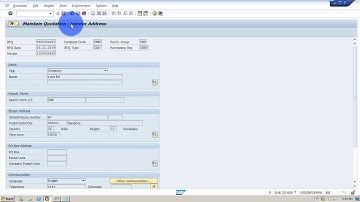 SAP MM|| how to create  Quotation in sap mm(material management)(06)||Learn2Day||