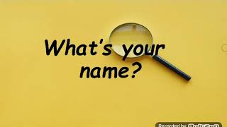 *What's your name? / How old are you?*🎀  ما اسمك؟ / كم عمرك؟* 🎀 للسنة الأولى متوسط*