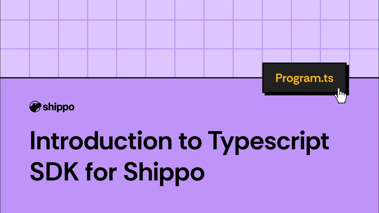 Introduction to the Typescript SDK for Shippo - YouTube